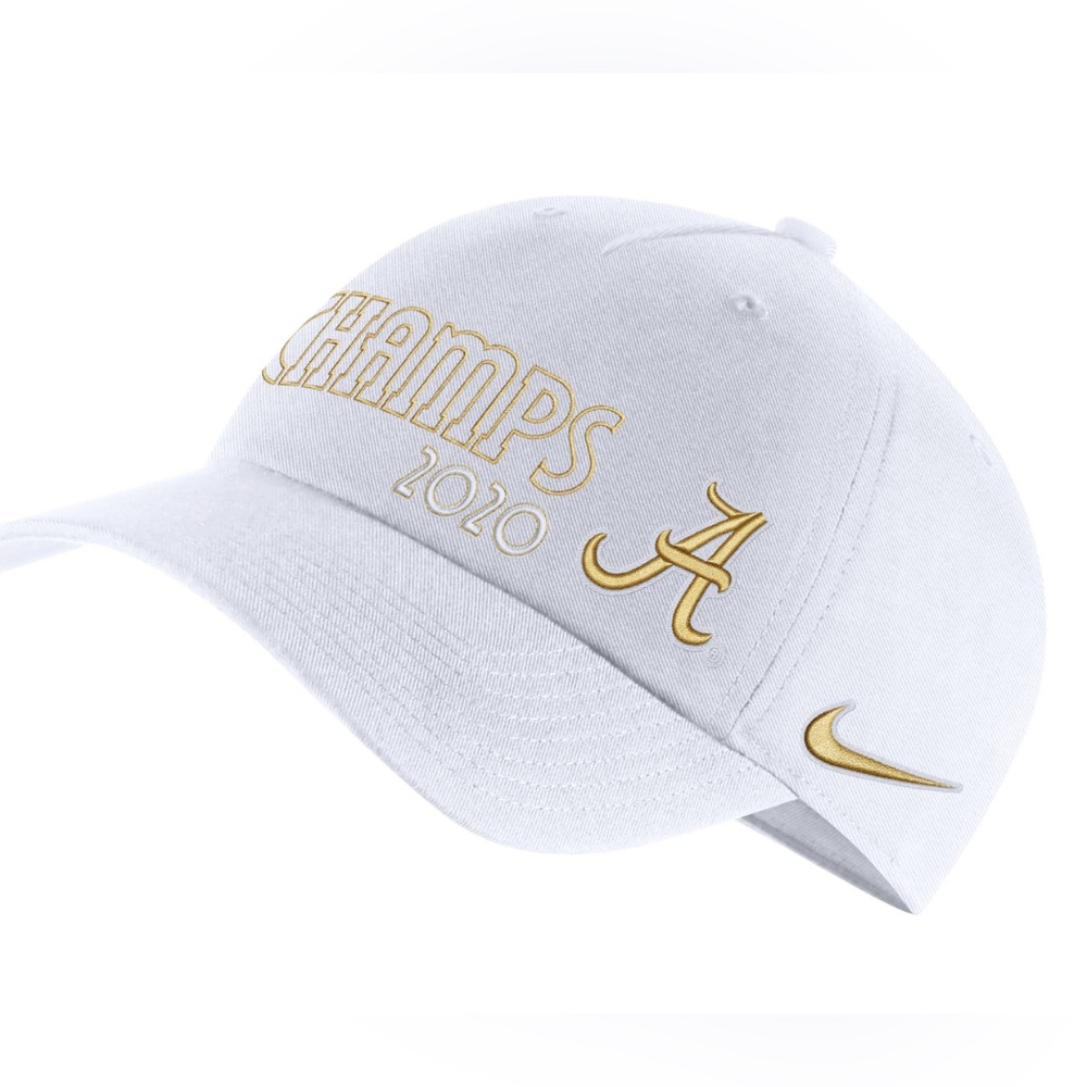 Nike White & Gold Alabama Crimson Tide NCAA Champions‎ Nike Hat 2020